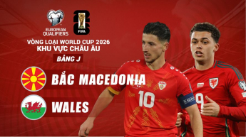 Bắc Macedonia vs Wales - Vòng loại FIFA World Cup 2026 - Khu vực châu Âu