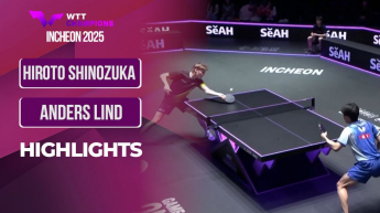 Hiroto Shinozuka vs Anders Lind - WTT Champions Incheon 2025