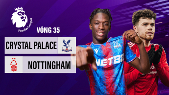 Crystal Palace vs Nottingham Forest - Premier League 2024/25 - Vòng 35